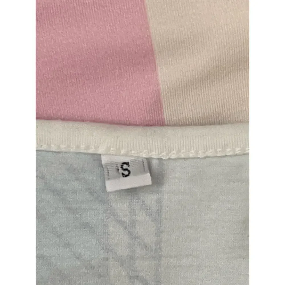 Summer Causal Loose Sleeveless Crew Neck Drawstring Waist Dress Small